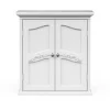 Teamson Home Versailles Wall Cabinet with 2 Shelves, White