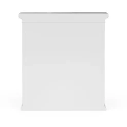 Teamson Home Versailles Wall Cabinet with 2 Shelves, White