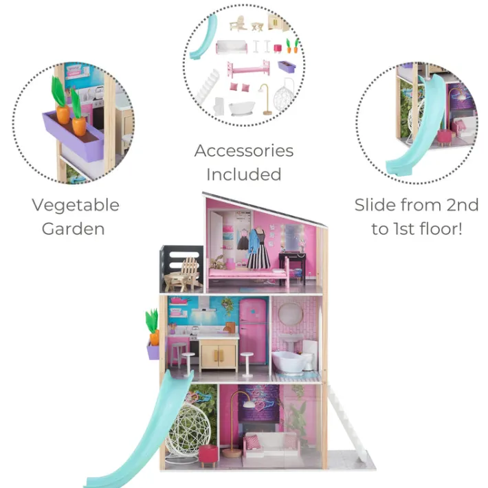 Kids Teamson Kids Dreamland Boho Beach House, Multicolor