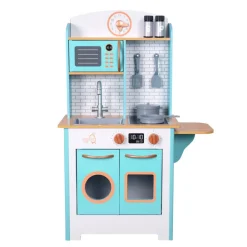 Kids Teamson Kids Little Chef Santos Retro Kitchen Playset, Aqua/White