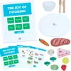 Kids Teamson Kids Little Chef Frankfurt 27 Piece Wooden Play Cooking Set with Recipe Tablet and Ingredients -FINAL SALE