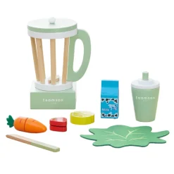 Kids Teamson Kids Little Chef Frankfurt Wooden Blender Play Kitchen Accessories, Green- FINAL SALE