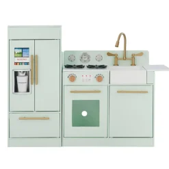 Kids Teamson Kids Little Chef Charlotte Modern Play Kitchen, Mint/Gold