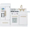 Kids Teamson Kids Little Chef Charlotte Modern Play Kitchen, White/Gold