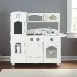 Kids Teamson Kids Little Chef Westchester Retro Kids Kitchen Playset, Ivory
