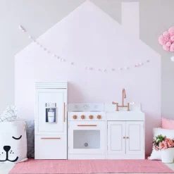 Kids Teamson Kids Little Chef Paris Complete Kitchen Playset, White/Rose Gold