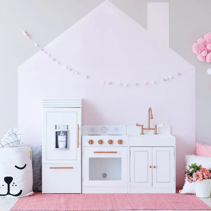 Kids Teamson Kids Little Chef Paris Complete Kitchen Playset, White/Rose Gold