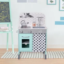 Kids Teamson Kids Little Chef Philly Modern Kitchen Playset, Mint/White -FINAL SALE