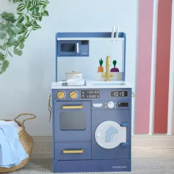 Kids Teamson Kids Little Chef Lake Tahoe Wooden Play Kitchen - Washer & Mini Garden