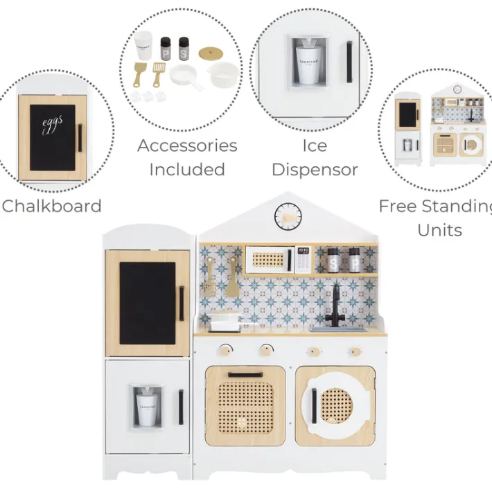 Kids Teamson Kids Little Chef Morocco Play Kitchen & Accessories, White/Natural