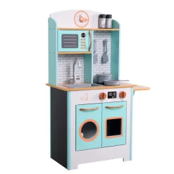 Kids Teamson Kids Little Chef Santos Retro Kitchen Playset, Aqua/White
