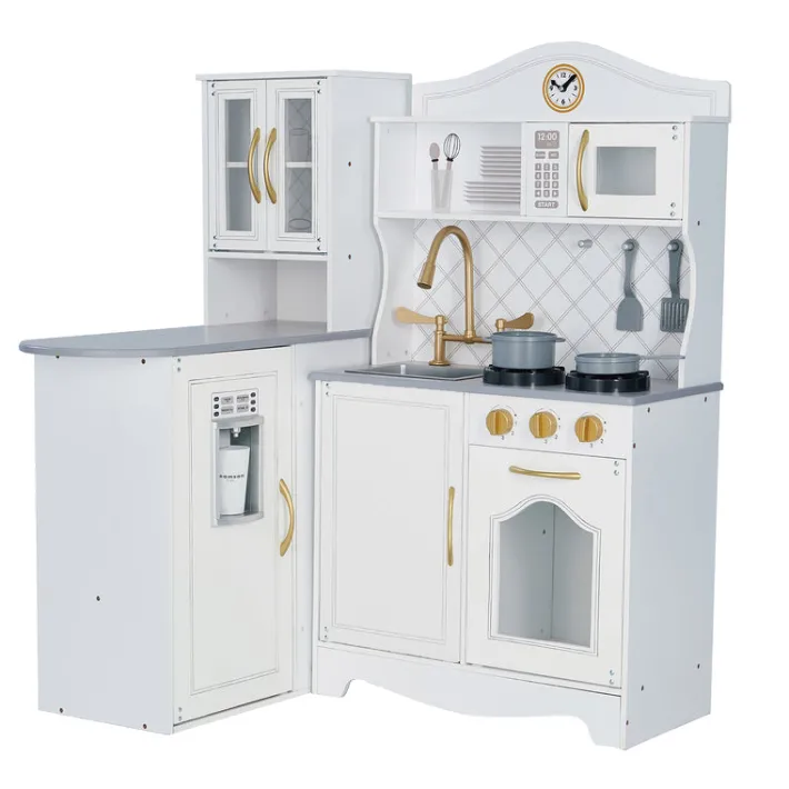 Kids Teamson Kids Little Chef Upper East Retro Play Kitchen with Effects, White - FINAL SALE