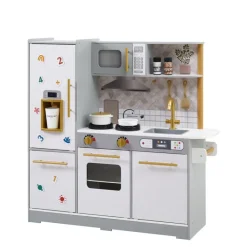 Kids Teamson Kids Little Chef Springfield Play Kitchen & Accessories, Gray/White
