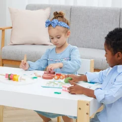 Kids Teamson Kids Little Chef Frankfurt 27 Piece Wooden Play Cooking Set with Recipe Tablet and Ingredients -FINAL SALE