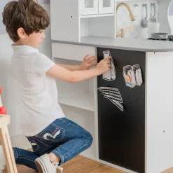 Kids Teamson Kids Little Chef Upper East Retro Play Kitchen with Effects, White - FINAL SALE
