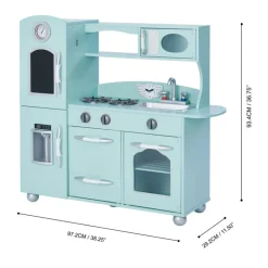 Kids Teamson Kids Little Chef Westchester Retro Kids Kitchen Playset, Mint -FINAL SALE