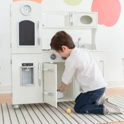 Kids Teamson Kids Little Chef Westchester Retro Kids Kitchen Playset, Ivory