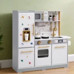 Kids Teamson Kids Little Chef Springfield Play Kitchen & Accessories, Gray/White