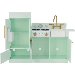 Kids Teamson Kids Little Chef Charlotte Modern Play Kitchen, Mint/Gold