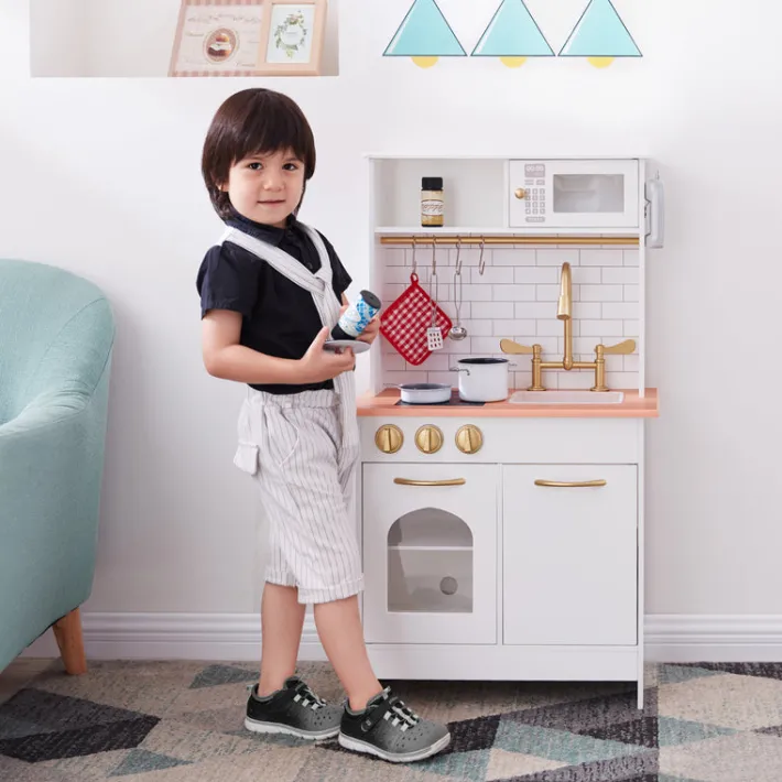 Kids Teamson Kids Little Chef Boston Classic Play Kitchen & Cookware, White