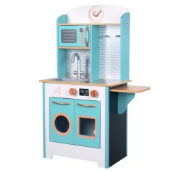 Kids Teamson Kids Little Chef Santos Retro Kitchen Playset, Aqua/White