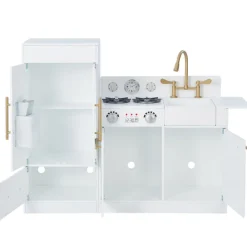 Kids Teamson Kids Little Chef Charlotte Modern Play Kitchen, White/Gold