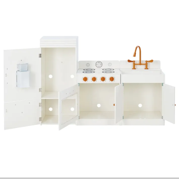 Kids Teamson Kids Little Chef Paris Complete Kitchen Playset, White/Rose Gold