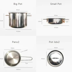 Kids Teamson Kids 11-Piece Little Chef Frankfurt Stainless Steel Cooking Accessory Set