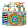 Kids Teamson Kids Preschool Play Lab 7-in-1 Large Activity Station, Natural
