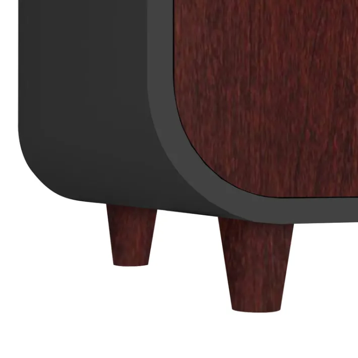 Teamson Pets 22.01 Dyad Large Enclosed Cat Litter Box /Side Table, Mocha Walnut- FINAL SALE